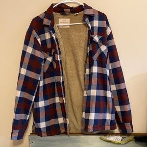 Vintage weatherproof button coat